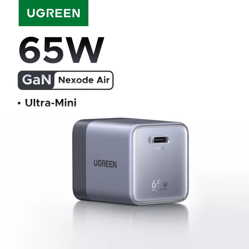 【Ultra Mini-US Plug】UGREEN 65W 45W GaN USB C Charger PD3.0 QC4.0 PPS For Macbook Pro Laptop iPhone 18 17 Samsung S26 iPad Tablet