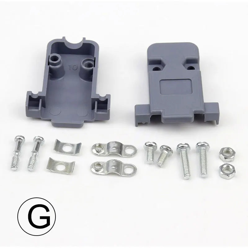 DB9 Adapter Connector Core RS232 Serial COM Plug Connectors Hole/pin DB15 Female Male Port Socket D Sub DP9 Plastic Case