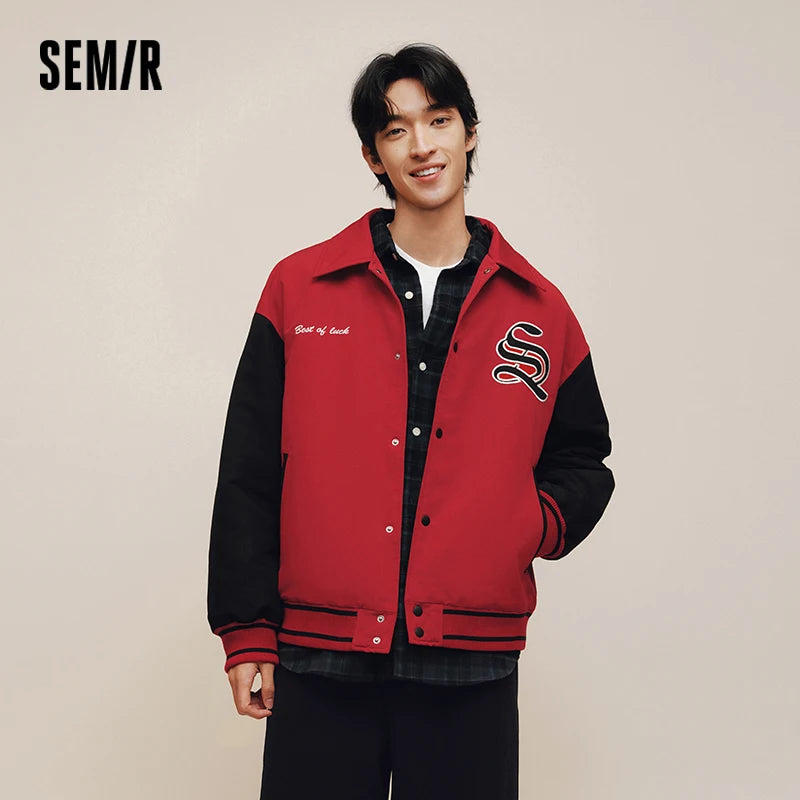 Semir Waterproof Jacket Men Stain-Resistant Loose Casual Top 2026 Spring New Year Style Trendy Stylish Outerwear