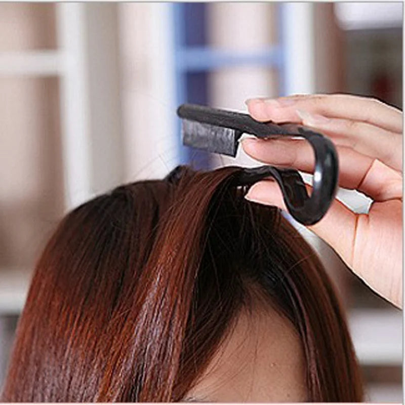 សិតសក់ម៉ូដ V-Comb សម្រាប់រៀបចំសក់រញ៉េរញ៉ៃ តម្រង់សក់ - ឧបករណ៍ក្លិបម៉ូដសក់ ពិសេសសម្រាប់សក់ពាក់