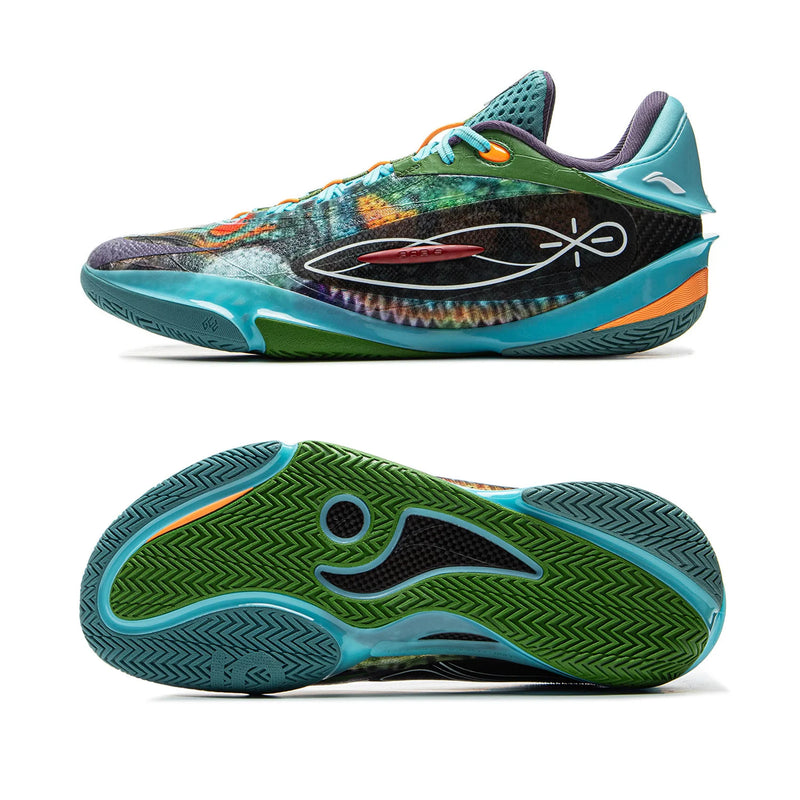 ស្បែកជើងបាល់បោះបុរស Li-Ning WADE 808 5 ULTRA អាជីព SUPER BOOM ទន់ស្រួលពាក់ ស្បែកជើងកីឡា LiNing ABAV015