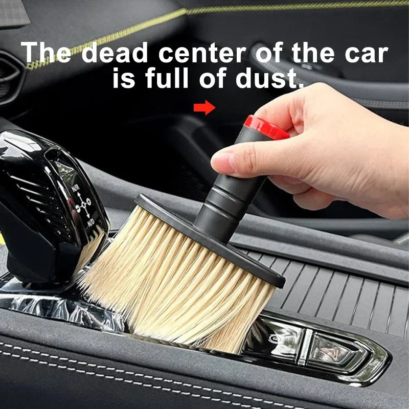 SEAMETAL Car Air Conditioner Outlet Dust Removal Brush Soft Bristles Car Wash Brushes Dust Remover for Car Cleaning Accessories
