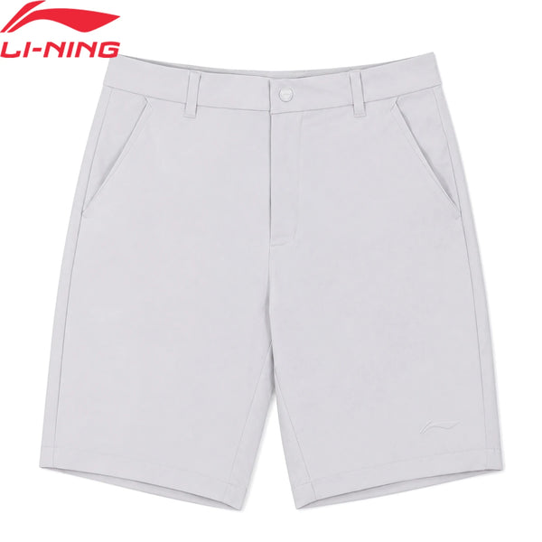 ខោខ្លីបុរស Li-Ning ស្ទីលកីឡា ៨៧% ប៉ូលីអេស្ទ័រ ១៣% អេឡាស្ទីន រាងសមល្មម ខោទ្រនាប់ LiNing Classic Leisure AKSW661