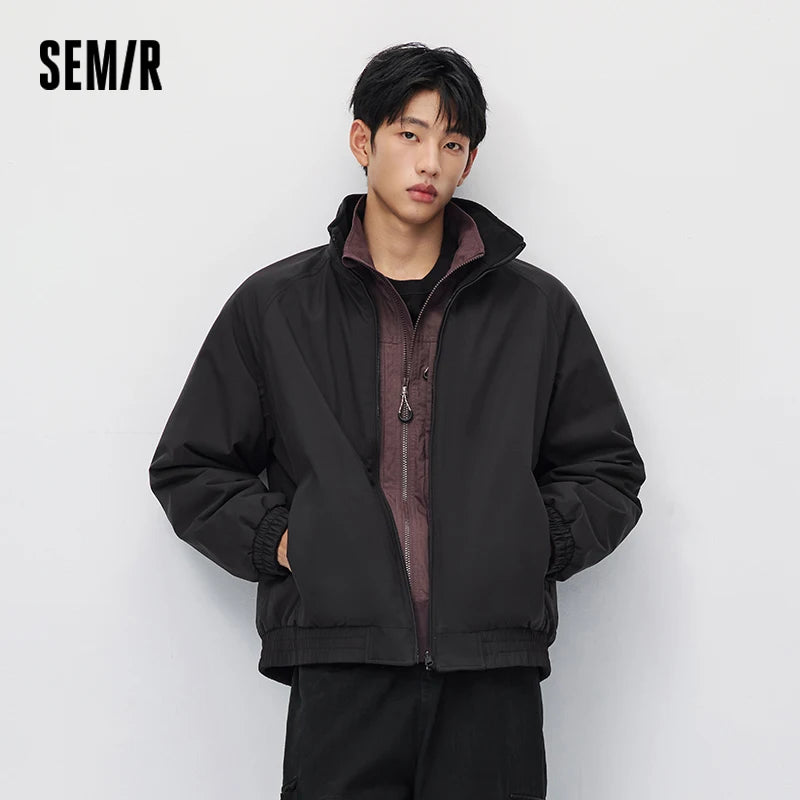 អាវក្រៅរដូវរងាបុរស Semir ដែលអាចបត់បានឆ្នាំ ២០២៦ រដូវរងាថ្មី សម្លៀកបំពាក់ប្រចាំថ្ងៃបែបទីក្រុង ស្ទីលធម្មតា អាកាសធាតុត្រជាក់ សម្លៀកបំពាក់ជាស្រទាប់ៗជារៀងរាល់ថ្ងៃ