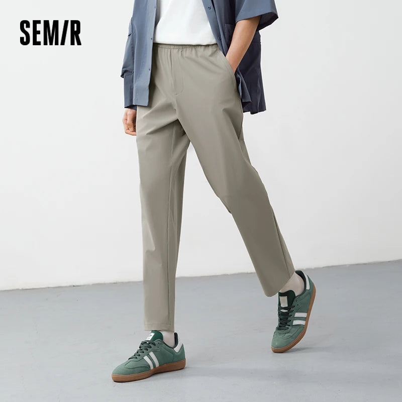 Semir Men Pants Cooling 2026 Easy Care Jogger Lightweight Urban Casual Style Soft Comfortable Daily Wear Trendy Versatile