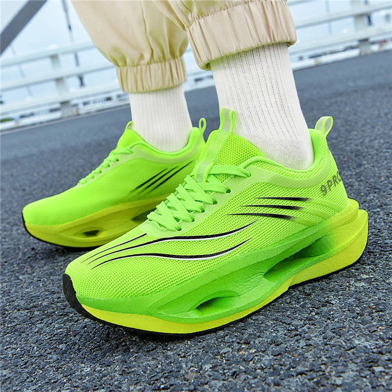 Mens Sports Shoes 2025 New Lightweight Cushioning Sneakers Daily Training Plus Size Comfort Running Shoes for Man