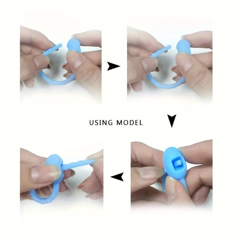 5/10pcs Silicone Reusable Cable Wire Organizer Winder Storage Holder Bag Ties Cord Tie Twist Multifunctional Bag Clip manager