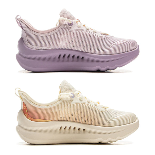 ស្បែកជើង Li-Ning សម្រាប់នារី SOFT COOL 2 LIFESTYLE COMFOAM MAX Cushion COOL SHELL មានខ្យល់ចេញចូលបាន ស្បែកជើងប៉ាតាទាន់សម័យបែបលីនីង AGLV010