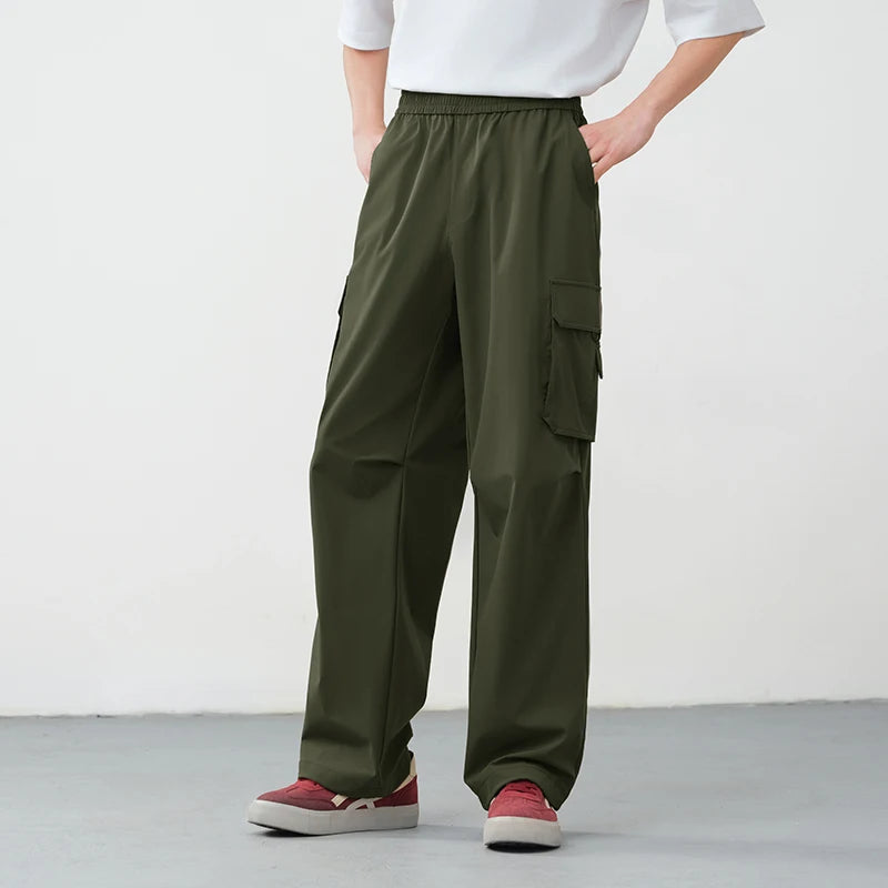Semir Men Pants Quick 2026 Dry Cooling Outdoor Functional Drawstring Workwear Urban Casual Everyday Style Soft Comfortable