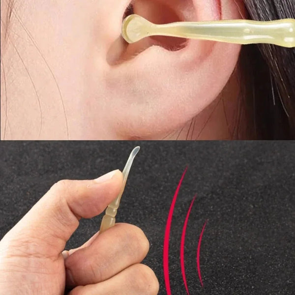 10pcs Soft and Gentle Ear Wax Remover, Portable Ear Care Supplies, Suitable for Daily Use at Home,Office,for Adult Ear Cleaning