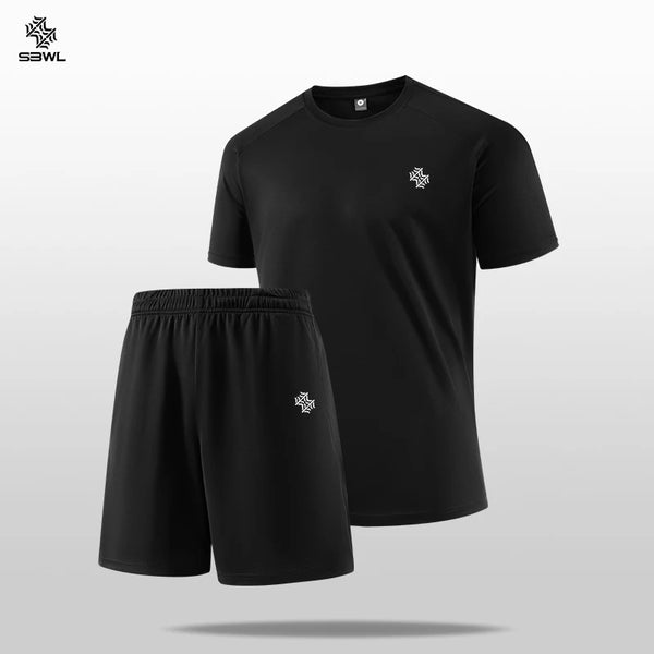 SBWL High-quality Men's and Women's Sportswear, Casual Short-sleeved and Short-shorts Sets