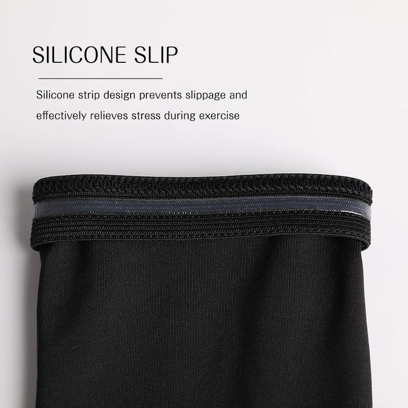 Mieyco Ice Fabric Arm Sleeves UV Protection Breathable Quick Dry Cooling Sun Protection for Cycling Running Fitness Basketball