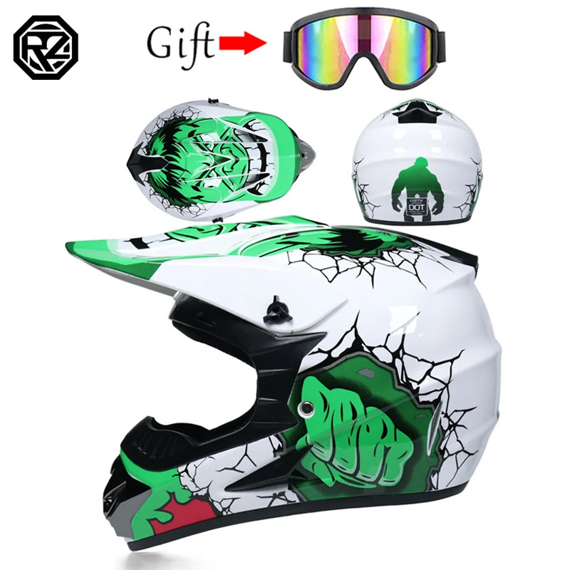 Motorcycle off-road helmet ATV all terrain beach bike full helmet capacity bike DH downhill helmet capacity de moto