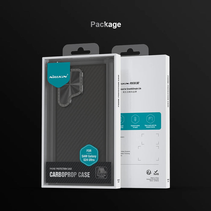 NILLKIN Magsafe Aramid Fiber Case For Samsung S24 Ultra With Kickstand Anti-Drop All-Inclusive For Samsung S24 Ultra Phone Case