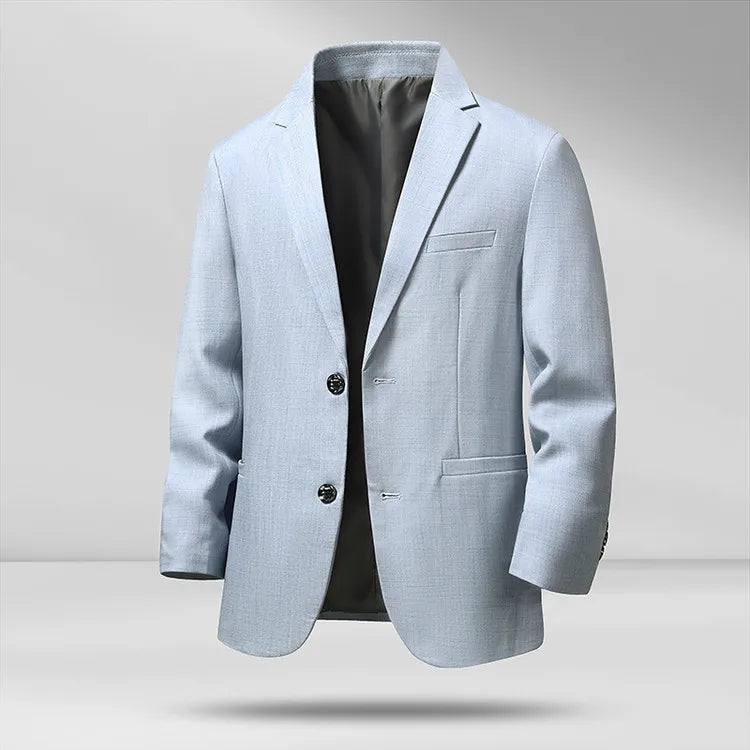Men's Slim Fit Casual Blazer Stretch Anti-Wrinkle Suit Jacket Notch Lapel Business Daily Coat