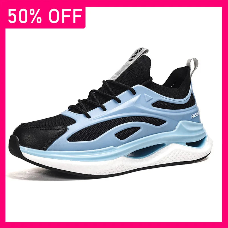 Men Sneakers Fashion Versatile Comfortable Soft Soles Rebound Cushioning Outdoor Running Shoes 2026 New Lace Up Running Shoes