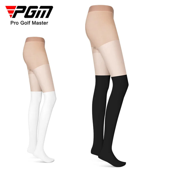 Women's Golf Sunscreen Leggings Sports Socks Summer Lightweight Breathable Spliced Anti Hook Silk Socks WZ023
