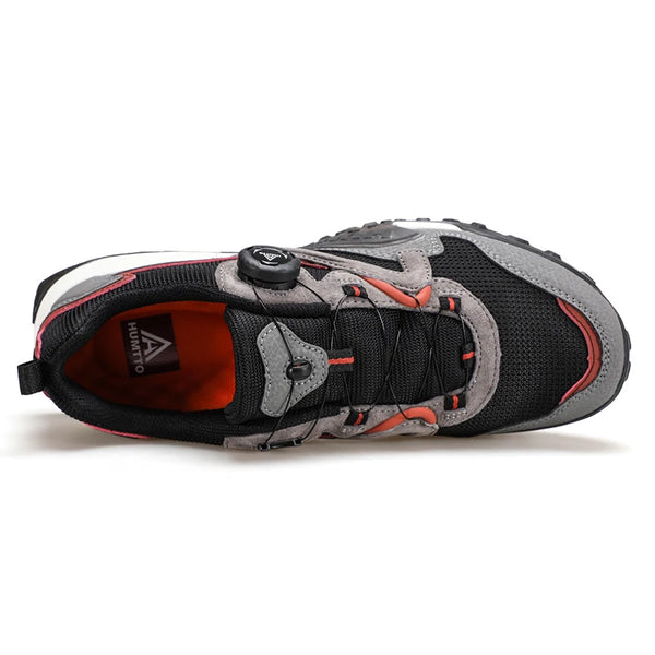 HUMTTO Breathable Shoes for Men Luxury Designer Men's Sneakers Anti-slip Sports Hiking Boots Man 2024 Outdoor Trekking Sneaker