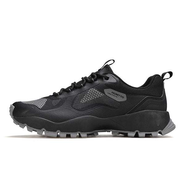 HUMTTO Trail Running Sports Shoes Designer Tenis Man Casual Sneaker for Men Breathable Lightweight Outdoor Black Men's Sneakers
