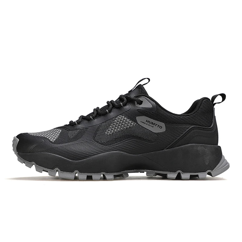 HUMTTO Trail Running Sports Shoes Designer Tenis Man Casual Sneaker for Men Breathable Lightweight Outdoor Black Men's Sneakers