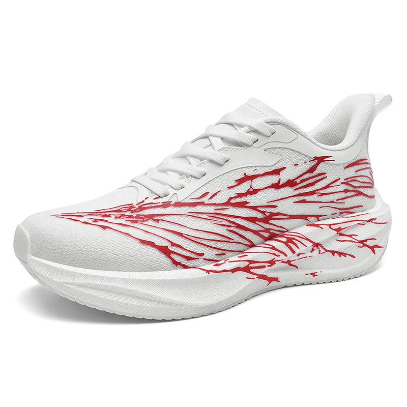 Men's casual speed sneakers spring summer soft sole comfort outdoor racing running shoes breathable light students sports shoes