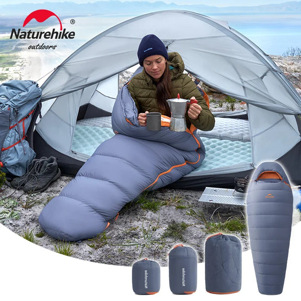 Naturehike Snowbird AIR Sleeping Bag 2026 New Type Duck Down Camping Ultralight Compressible Warm Equipment Gear Backpacking