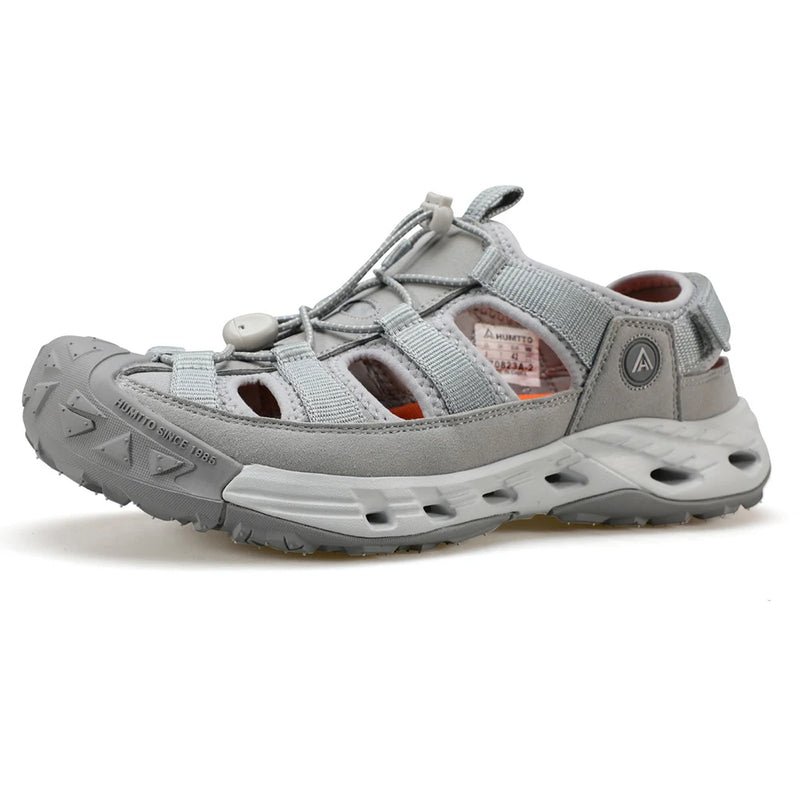 HUMTTO Quick Drying Outdoor Sneakers Summer Hiking Shoes for Man Trekking Beach Sandals Men Breathable Barefoot Sports Shoe Mens