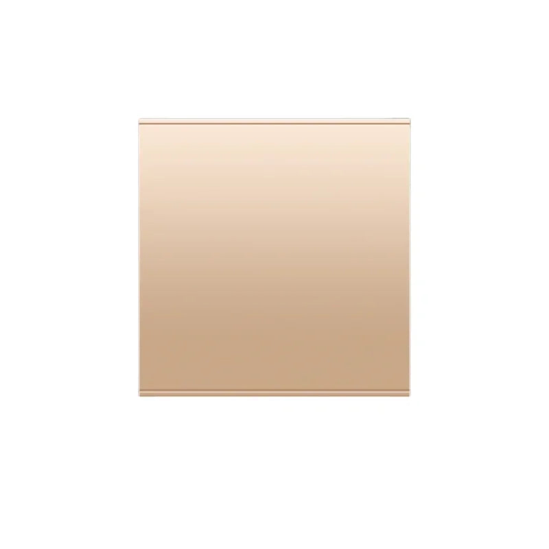 Uk Type 86 13A Universal Rose Gold 220V Wall Large Warped 1gang2way Cross Button Light Switch,USB Electric Plug Wall Socket