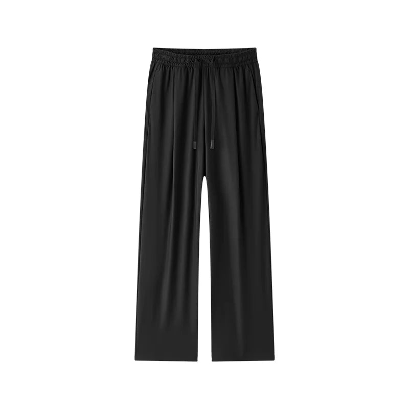Semir Women Pants Wide 2026 Leg Knitted Loose Fit Elastic Waist Drawstring Urban Casual Everyday Style Soft Comfortable