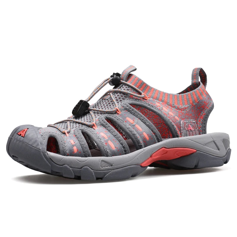HUMTTO Summer Hiking Shoes Outdoor Sandals for Women Breathable Water Beach Womens Sandals Camping Fishing Climbing Aqua Sneaker