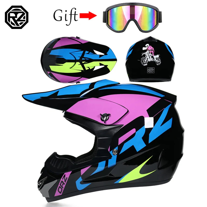 Motorcycle off-road helmet ATV all terrain beach bike full helmet capacity bike DH downhill helmet capacity de moto