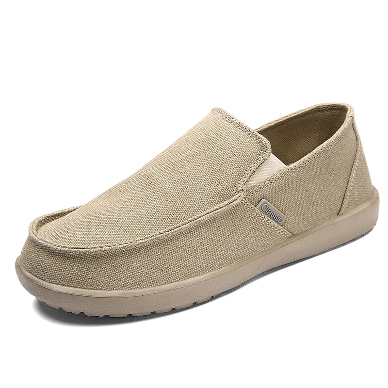 Mens Walking Shoes Summer Mesh Breathe Non Lace Design Snug Wear-resistant Daily Walking Outdoor Sports Versatile Casual Shoes