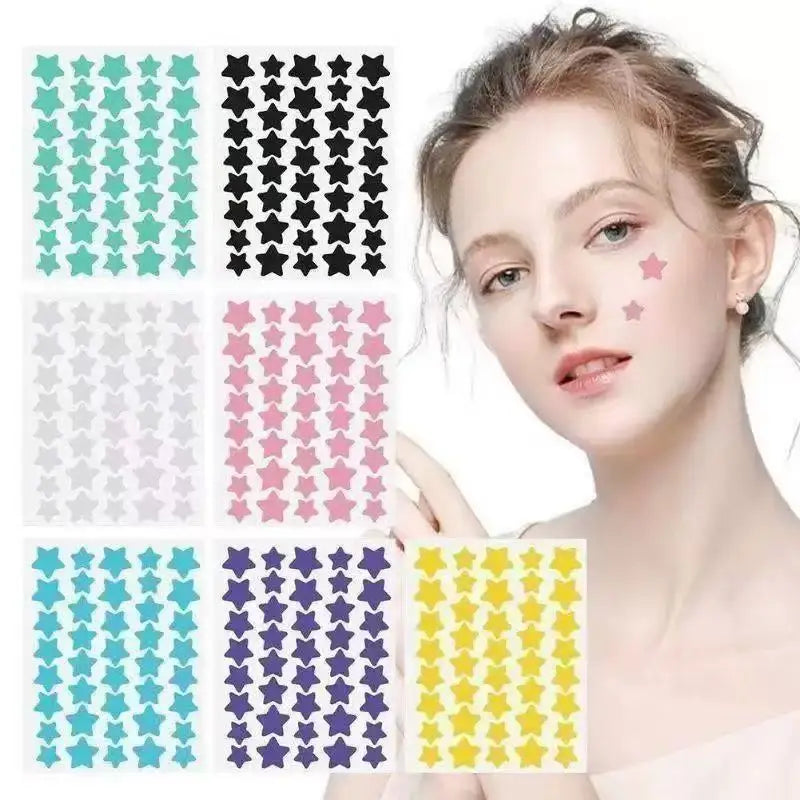 Star Shape Hydrocolloid Acne Pimple Patch Invisible Concealer For Acne Marks Waterproof Sweatproof Absorb Pus Makeup Friendly Ac