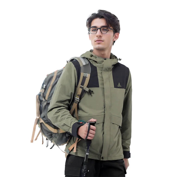 HUMTTO Waterproof Winter Men's Jacket Keep Warm Camping Hiking Jackets Sports Hunting Jackets Outdoor Autumn Windbreaker Coats