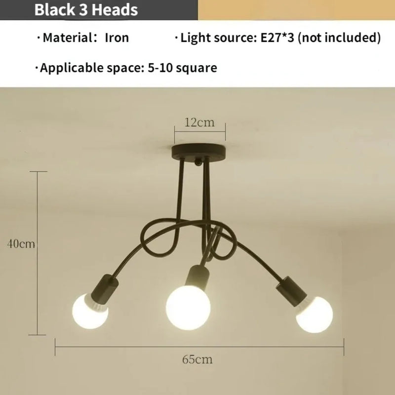 LED Ceiling Chandelier E27 Living Room Bedroom Chandelier light Restaurant Decor Chandeliers kitchen Indoor Lighting Fixtures