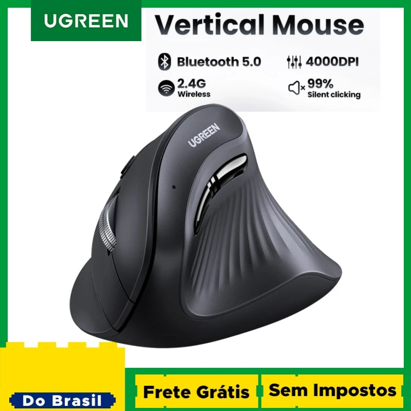 UGREEN Vertical Mouse  Wireless