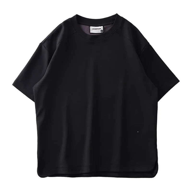 DUKEEN Modal Fabric T Shirts for Men 2025 Summer New Coolness Quick-Drying Shorts-Sleeve Tops Oversized Men's Clothing
