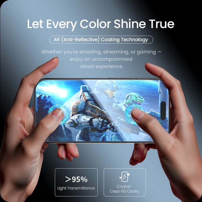 NILLKIN For iPhone 17 Pro Max Screen Protector H+Pro AR Clear Tempered Glass Film for iPhone 17 Pro for iPhone 17 Air With Tool