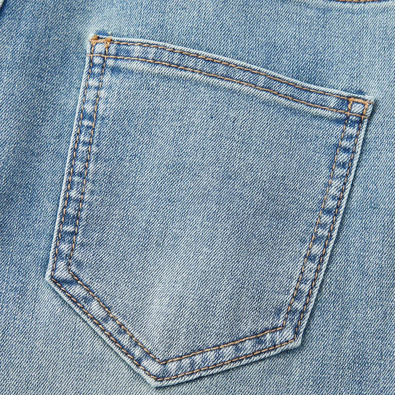Semir Women Jeans Elastic 2026 Waist Retro Straight Urban Casual Everyday Style Soft Comfortable Daily Wear Trendy Versatile