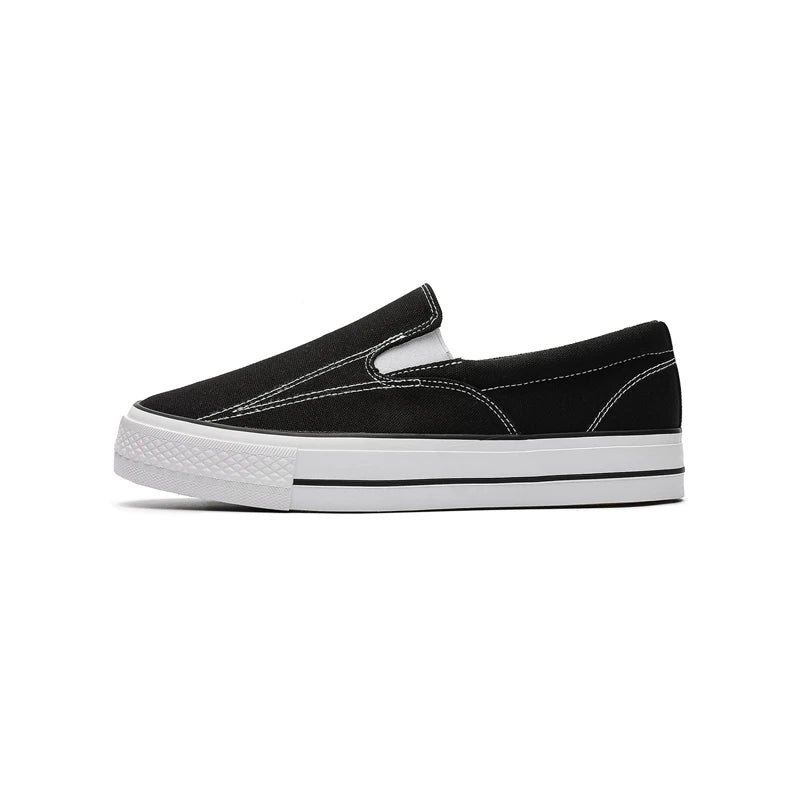 Men's high-quality slip on casual shoes four seasons breathable lightweight soft-sole comfort outdoor walking sports board shoes