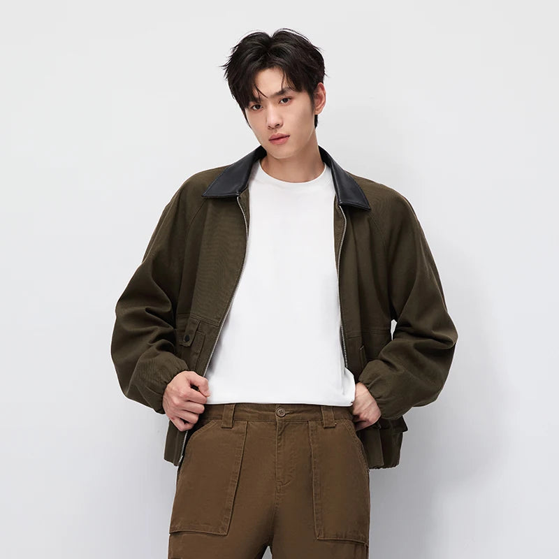 Semir Women Jacket Vintage Workwear Balloon Silhouette Loose Fit 2026 Autumn Utility Structured Urban Casual Outerwear