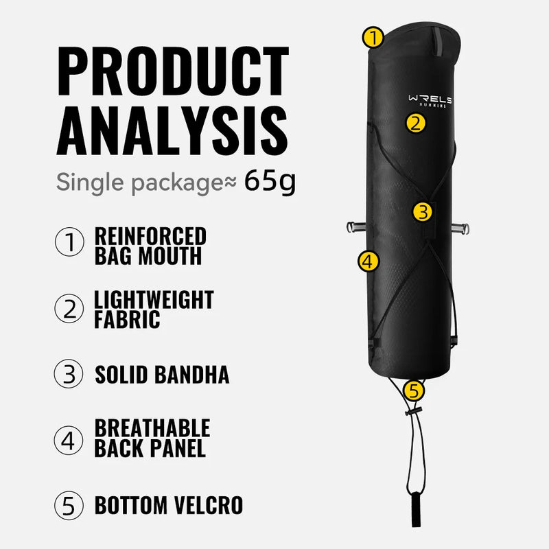 WRELS Outdoor Ultralight Portable Hiking Cane Storage Bag Trek oles Carry Bag Waterproof  Lightweight Hiking Poles Storage Bag