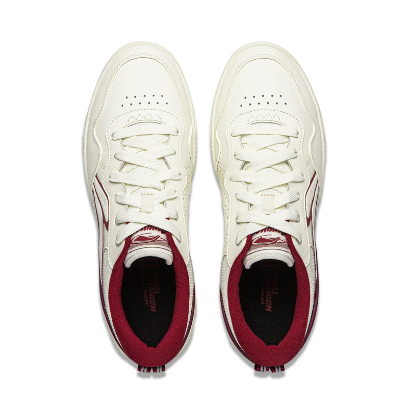 ស្បែកជើងបុរស Li-Ning Common 80s Lifestyle ខ្នើយពីរជាន់ ទន់ ស្រួល រចនាបថ Street Style LiNing Classic Casual Sneakers AGCW013