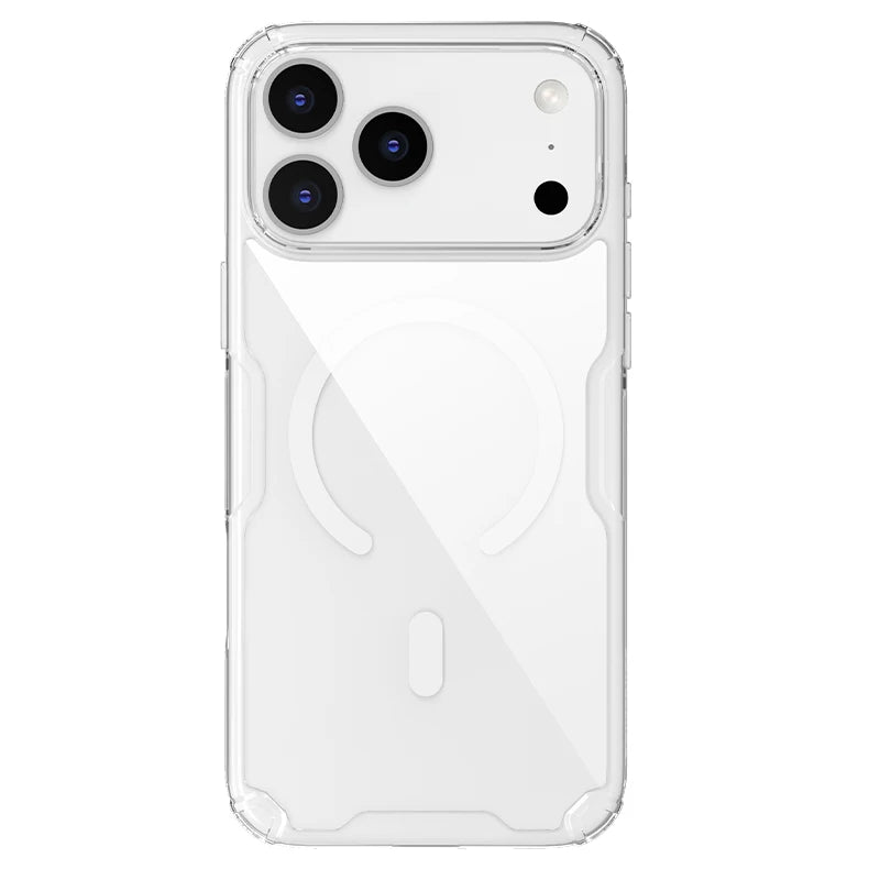 NILLKIN for iPhone 18/17 Pro Max MagSafe Case for iPhone 17 Air TPU Hybrid Classic Magnetic Case for iPhone 17 Transparent Cover
