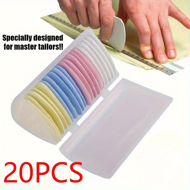 Erasable Chalk Set  for Tailoring, Patchwork, DIY Sewing Ideal for Clothing Alterations Fabric MarkingSewing Knitting Supplies