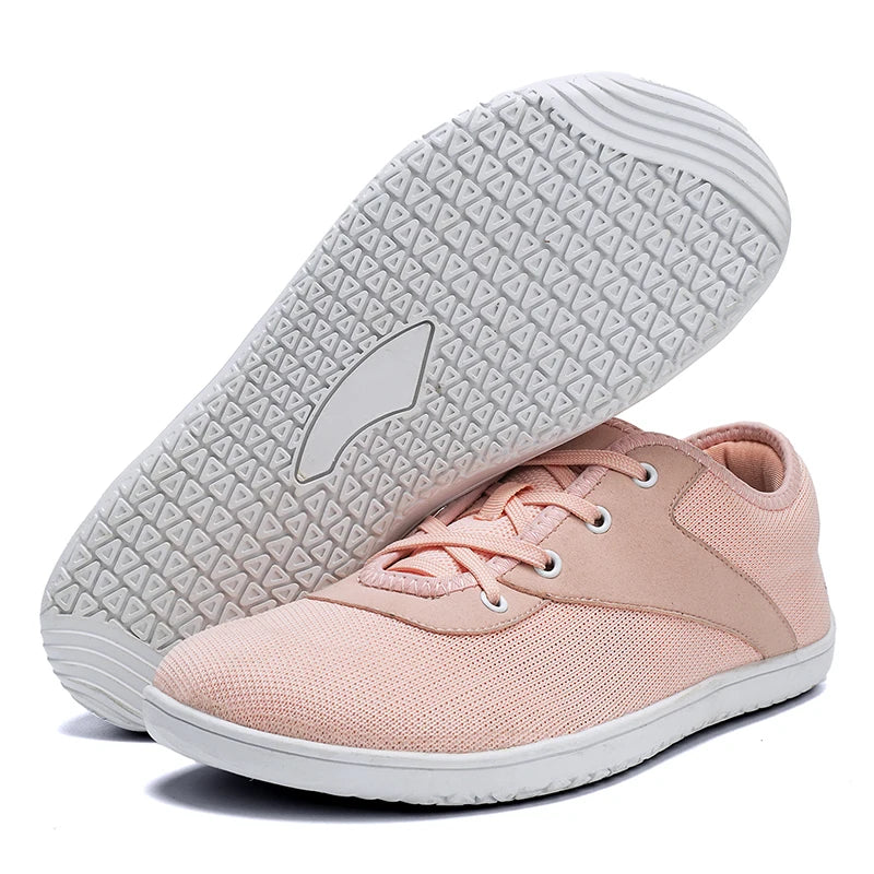 Unisex Wide Toe Box Barefoot Shoes Men Women Outdoor Trail Running Minimalist Walking Shoes Extra Width Lightweight Breathable