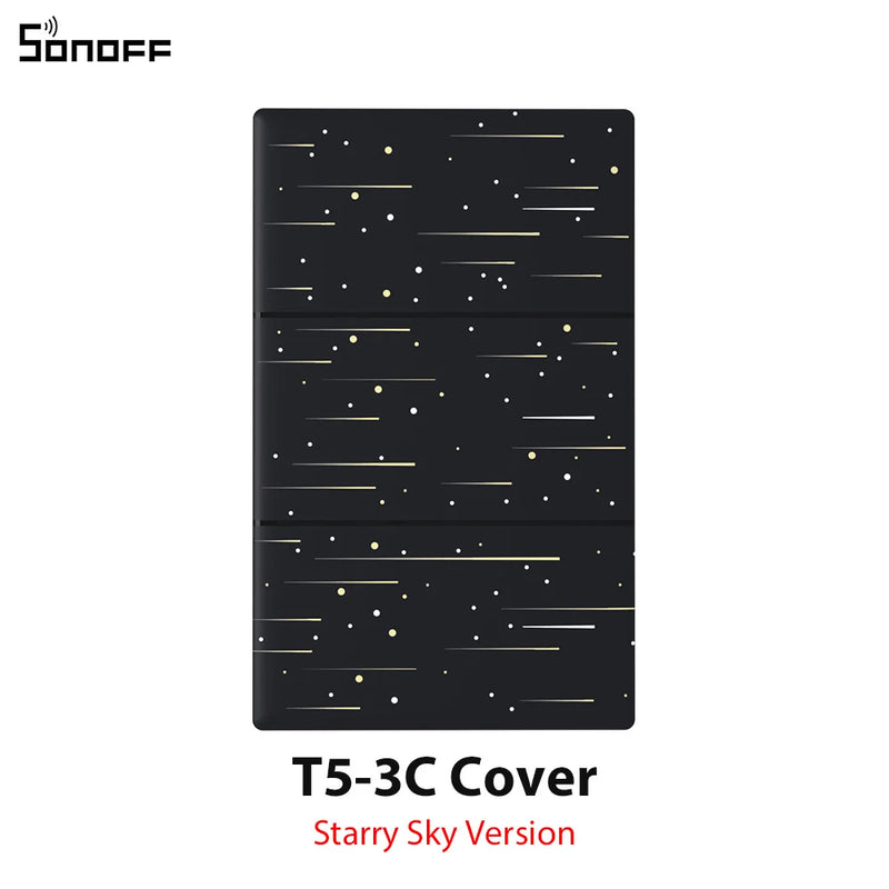 SONOFF TX Ultimate WiFi Smart Wall Touch Switch T5-120 Cover Easy Replaceable Stylish Cartoon Star Version to Choose