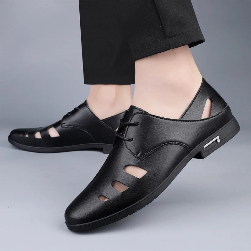 Men's shoes summer new hollow fashion outdoor walking shoes comfort soft sole Breathable non slip light casual sports tide shoes