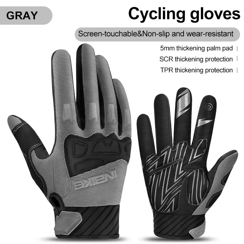 INBIKE MTB Cycling Gloves Man Touchscreen Men’s Sport Gloves Mountain Bicycle for Motorcycle Outdoor Cycling Bike Accessories