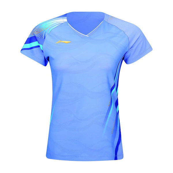 អាវយឺតវាយសី Li-Ning សម្រាប់នារី AT DRY ULTRA មានខ្យល់ចេញចូលបានល្អ អាវយឺតហ្វឹកហាត់កីឡា LiNing សម្រាប់ការប្រកួតអាជីព AAYV146